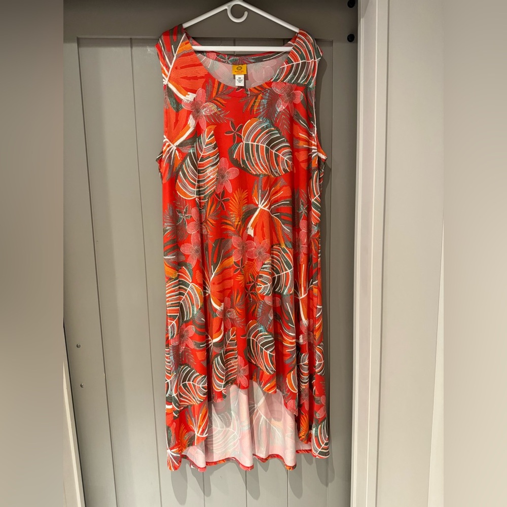 Ruby Rd. Vibrant Tropical High Low Fall Summer Sp… - image 8